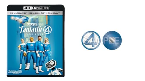【Amazon.co.jp限定】ファンタスティック４：ファースト・ステップ　４Ｋ ＵＨＤ ＋ ３Ｄ ＋ ブルーレイ セット ピンバッジ付コレクション [Blu-ray]のサムネイル