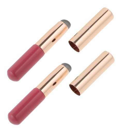 SOESFOUFU Silicone Lip Brush Retractable Tip 2pcs Lip Makeup Applicator Set for Lipstick for Home or Cosmetics Store