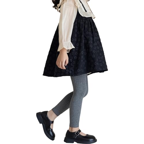 Meeshine 4 Packs Baby Toddler Girl Leegings Tights Kid's Footless Knit Cotton Basic Stocking Pants 1-124