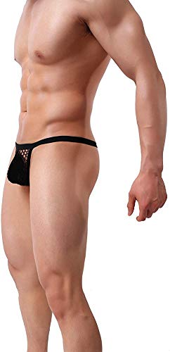 Naturemore Men's Underwear Pants Sexy Transparent Large Mesh Pants4