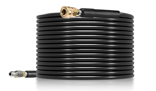Pressure Washer Hose, Power Washer Hose with 3/8 Inch Quick Connect,5800PSI Kink-Free Pressure Washer Extension Hose, Replacement Power Washer Hose for Gas Electric Pressure Washers (25FT)