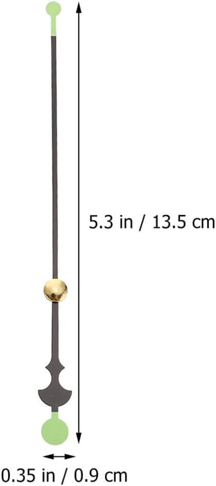 Gatuida DIY Clock Kit Clock Works Replacement Kit Clock Repair Hands 10 Pack Glow Clock Hands Wall Clock Hands Clock Hands with Second Hand in The Dark DIY Clock Kit Clock Repair Hands