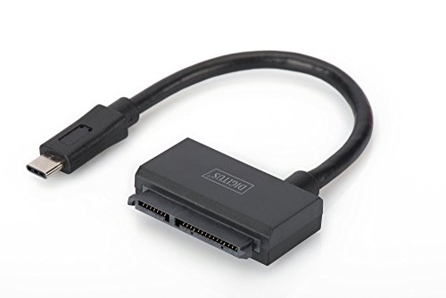 USB 3.1 Typ C (Gen 1) auf SATA 3 Adapterkabel für 2,5" SSDs/HDDs - bis zu 6 Gbit/s - bis zu 5 TB Speicherkapazität - unterstützt UASP -