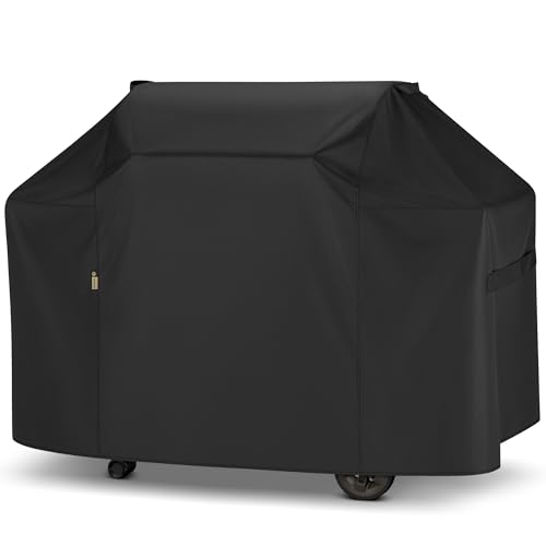 Arcedo Grill Cover 65 Inch Compatible with Weber Genesis II 400 Series and LX 400 Series Gas Grill, Waterproof Heavy Duty Outdoor 4 Burner Fade Resistant BBQ Cover, Compared to 7131