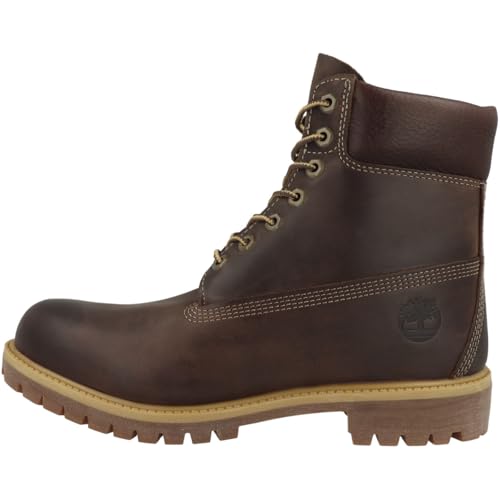 Timberland Herren Schnürboots Premium 6-Inch Dunkelbraun 43,5 – Ansicht 1