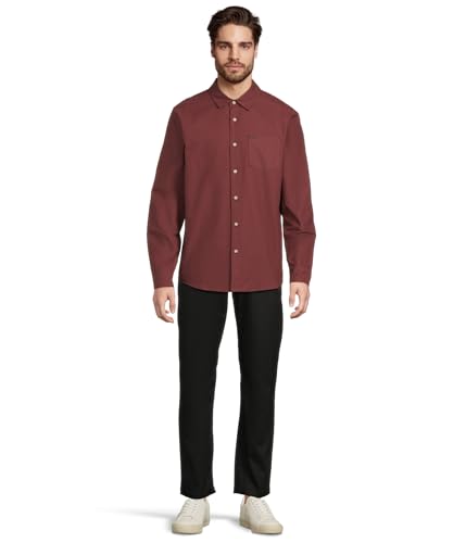 Image of Volcom Men's Long Sleeve Woven Button-up Shirt, Casual Or Dress Shirt for Work & Everyday Wear