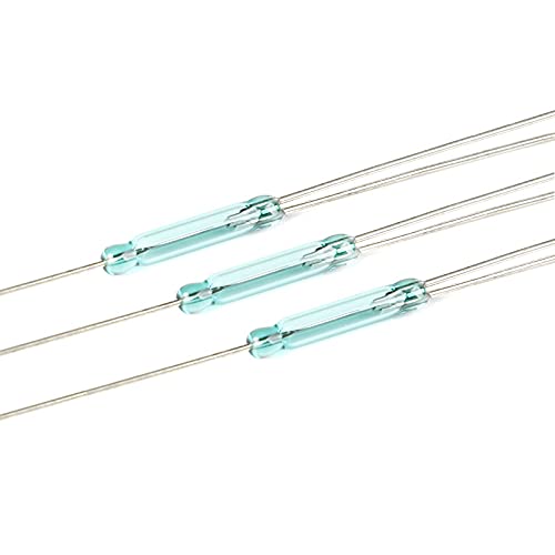 50pcs Reed Switch 3 pin Magnetic Switch Normally Open and Normally Closed Conversion 2.5X14MM NO NC