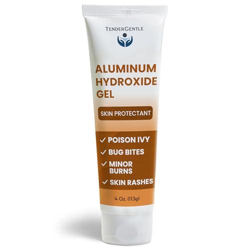 TenderGentle Skin Protectant with Aluminum Hydroxide Gel - 4 oz of Gran Ointment for Poison Ivy, Oak, and Sumac, and More - Good for Skin Rashes