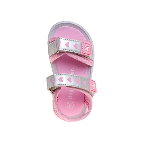 Image of Rugged Bear Girls Sport Active Summer Open Toe Sandals (Toddler)