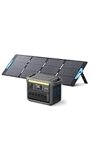 𝐀𝐧𝐤𝐞𝐫 𝐒𝐨𝐥𝐢𝐱 𝐂𝟏𝟎𝟎𝟎 Portable Power Station & 𝐒𝐨𝐥𝐢𝐱 𝐏𝐒𝟐𝟎𝟎 Portable Solar Panel 1056Wh ポータブル電源と200Wソーラーパネルセット 58分急速充電 定格1500W 長寿命 コンパクト 拡張バッテリー対応(別売り) パススルー アプリ操作 キャンプ 節電/停電/防災対策