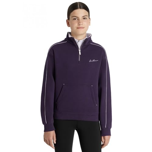 Sweat zippé pour enfant LeMieux Young Rider Kate Juniper et lilas confortable
