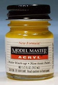 Insignia Yellow Testors Acrylic Plastic Model Paint