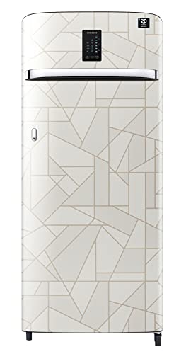 Image of Samsung 220 L 4 Star Inverter Direct cool Single Door Refrigerator Appliance(RR23A2J3XWX /HL, Digi-Touch Cool, Curd Maestro, Marble White)