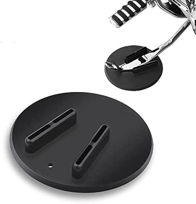 SUNPIE Motorcycle Kickstand Pad Hard Motorcycle Parking Stand for All Motorcycle Durable Kick Stand Coaster Support Plate Helps Park Your Bike on Hot Pavement Grass Soft Ground