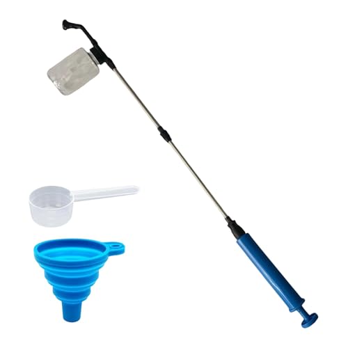 FewNvWa Pulvérisateur Manuel de Poudre pour La Pollinisation Efficace des Arbres Fruitiers, avec Poignée Antidérapante et Collecteur, 500 ML