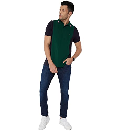 Image of Tommy Hilfiger Solid Cotton Regular Fit Men's T-Shirt