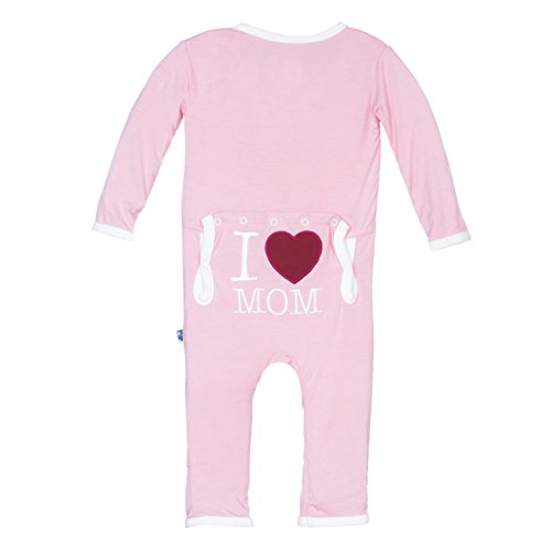 Image of Zippered Applique Coverall by KicKee Pants