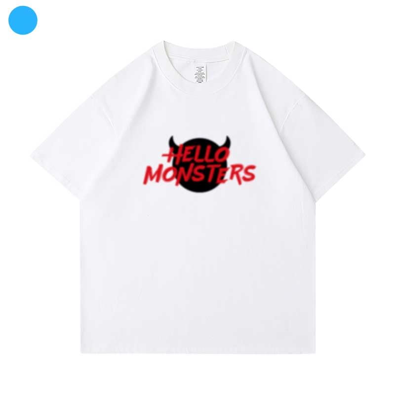 Amazon.co.jp: 2025 ベイビーモンスター グッズ Tシャツ HELLO MONSTER