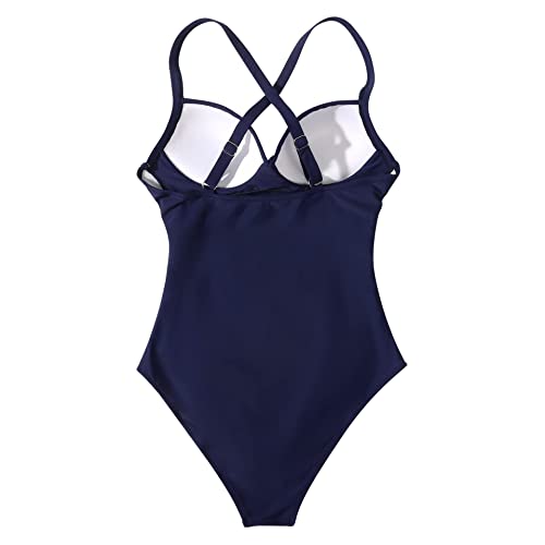 Maillot de bain femmes bikini deux pièces uni pour plage et beachwear tendance - 4