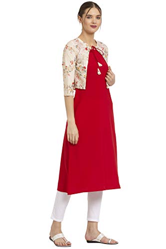 Image of Women's Crepe A-Line Kurta