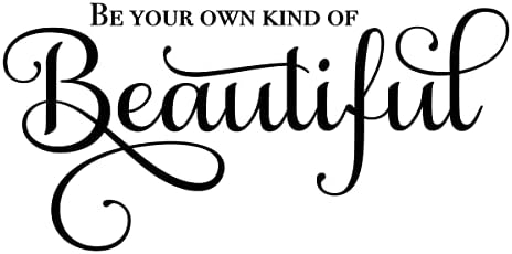 Your Reflection Matters: Uplifting Mirror Quotes That Change How You See Yourself Be Your Own Kind of Beautiful Inspirational Wall Decal, Mirror Qu...