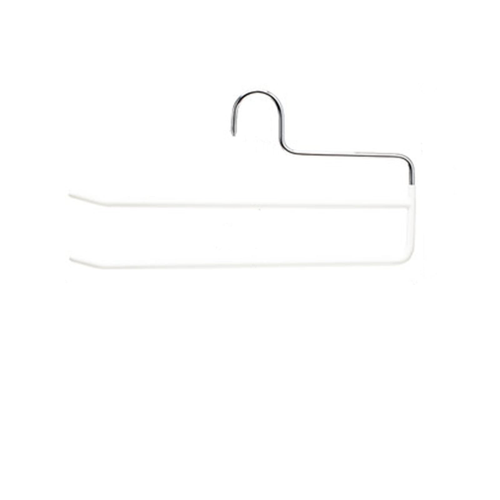 Trousers Hangers Home Double Row Pants Rack Storage Wardrobe Space Saving