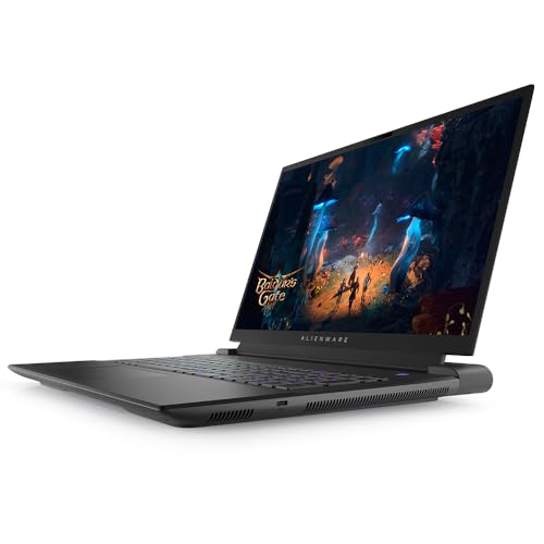 Laptop para jogos Alienware M18 R2, tela de 45.7 cm QHD+ 165Hz, Intel 24-Core i9-14900HX, GeForce RTX 4080, 64GB DDR5, SSD de 4TB, Wi-Fi6, teclado retroiluminado, Windows 11 Pro, com licença vitalícia