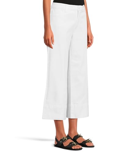 KUT from the Kloth Women's Petite Meg High Rise Frt Pin Tuck Wide Hem Basic BCK2