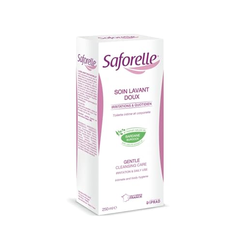 Saforelle soin intime lavant doux extrait de bardane hygiène intime quotidienne lot de 3