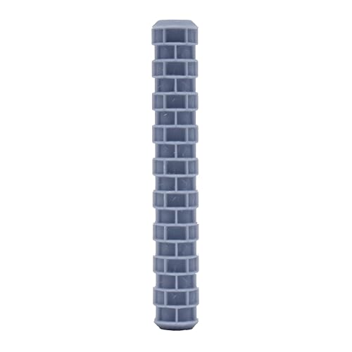 Rodillo Textura Modelado Arcilla Polimérica Mano Texturizado Modelado Arcilla Sello Madera Ideal para Artesanía DIY Creación de Proyectos Personalizados en Cerámica 115mm x 18,75mm