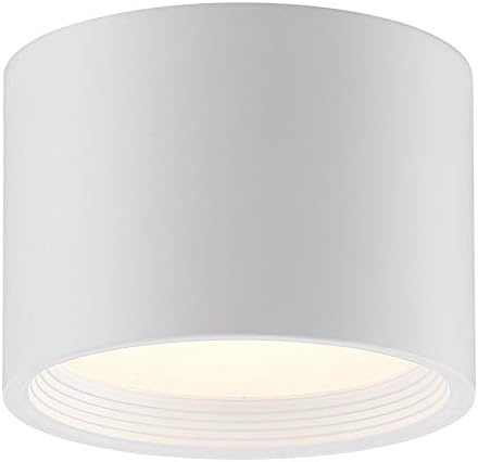 Access Lighting - HI Access 50006LEDD-WH/ACR Transitional LED Flush Mount from Reel Collection in White Finish