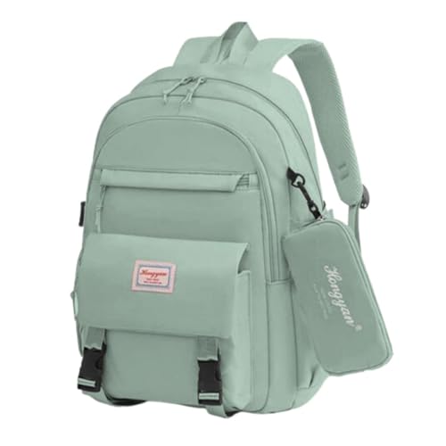 Mochila Feminina Escolar Bolsa Faculdade Viagem Anti Furto (Verde)