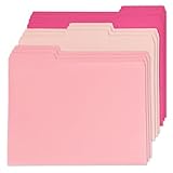 12Pcs Pink File Folders Letter...