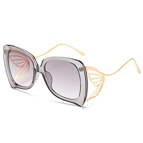 HMRGLMIE-Sunglasses Gold Metal Chain Sun Glasses Women/men Shades UV