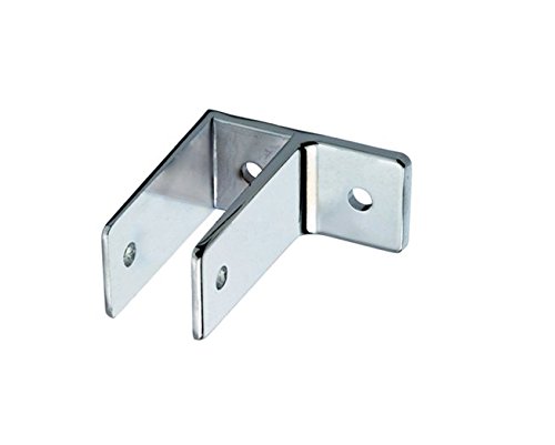 Harris HardwareHarris Hardware TP1656 One Ear Die Cast Zamac Chrome Plated Wall Bracket 7/8-Inch Panel Thickness 2-11/16-Inch Bracket Height 2-1/2-Inch Base Length 1-5/16-Inch Base Width