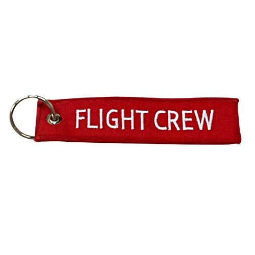 Flight Crew Embroidered 5" Keychain