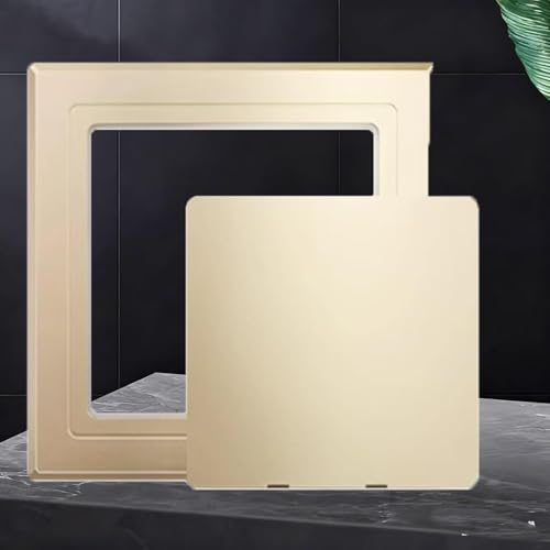 Kanduo �z�Ǔ_���n�b�` Palsitc �A�N�Z�X�h�A 150x150 200x200 250x250�A������/�^�C���p�S�����A�N�Z�X�p�l���J�o�[�A�V��ǌ��v���[�g(Gold,200x200mm/8x8in)