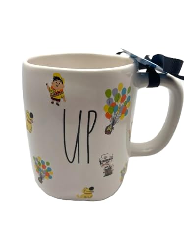 Rae Dunn x Disney Pixar UP Doug Squirrel Ceramic Coffee Mug (UP - All Over Print)