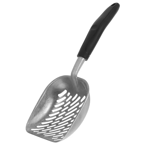 HAPINARY Pet Supplies Cat Litter Scoop Hanging Hole Easy to Clean Metal Cat Litter Box Scooper for Kitten