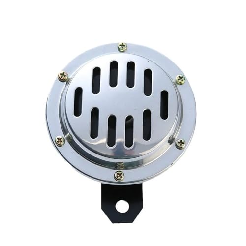 Parlante clásico para manillar moto 12V universal cromado
