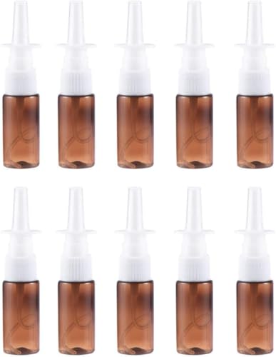 Botellas de espray nasal de 15 ml vacías con pulverizador Artibetter, pack de 10 unidades