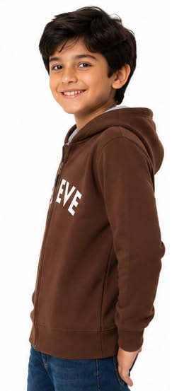 Image of T2F Boy's Cotton Regular Fit Hooded Sweatshirt