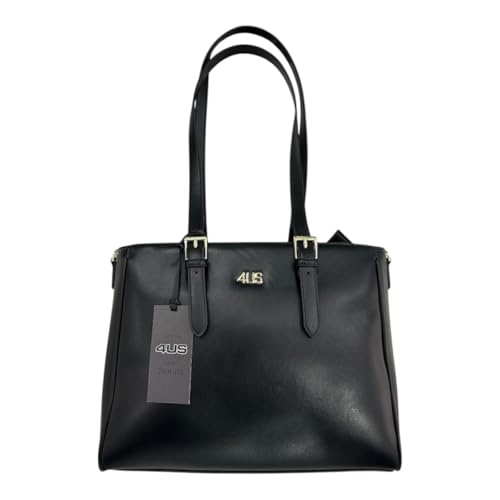 borsa donna 4US PACIOTTI Borsa Donna in vitello nero di pelle 4US 10882 Classico misure : altezza 27cm larga 34 cmprofonda 13cm nuova collezione primavera estate 2026