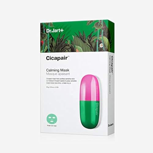DR.JART+ Cicapair Calming Mask (5pcs) Sensitive Skin Soothing Facial Mask
