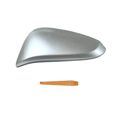 TKPUFR Left Driver Side Mirror Cover for Toyota RAV4 2013-2018 & 4Runner 2013-2023, Classic Silver 1F7 Rear View Outer Casing Compatible with RAV4 HV 16-18 (w/Turn Signal)