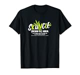 Homme Cannabis Skuncle Définition Son âme sent comme une mauvaise herbe T-Shirt
