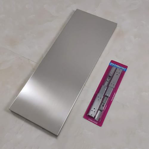 Table murale rabattable inox pour balcon et studio gain de place - 2