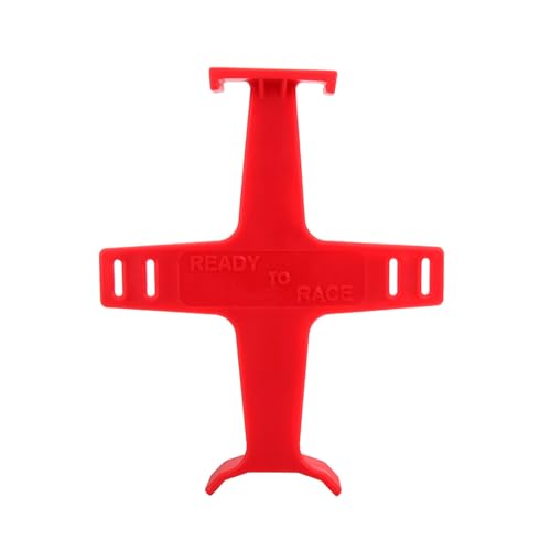 Protection fourche moto tout-terrain universelle de 27,9 cm rouge