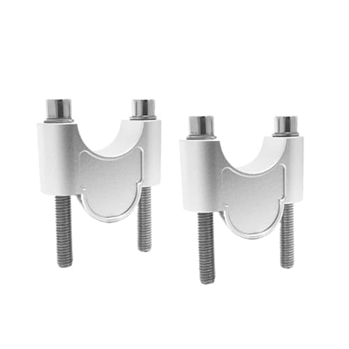 motorrad lenkererhöhung Für VOGE 300 Für RALLY 300 GY Für RALLY300 Motorrad-Lenker-Riser-Montage Lenkerklemmung Rise Extend Adapter(28mm Silver)