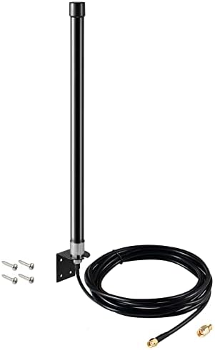 10dBi Waterproof Dual Band WiFi 2.4GHz 5GHz 5.8GHz Fiberglass Antenna for PCI-E WiFi Network Card USB WiFi Adapter Bluetooth Card Wireless Router Wireless Security IP Camera WiFi Router, Eifagur